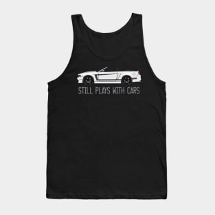 Still Pays With Cars-White Tank Top